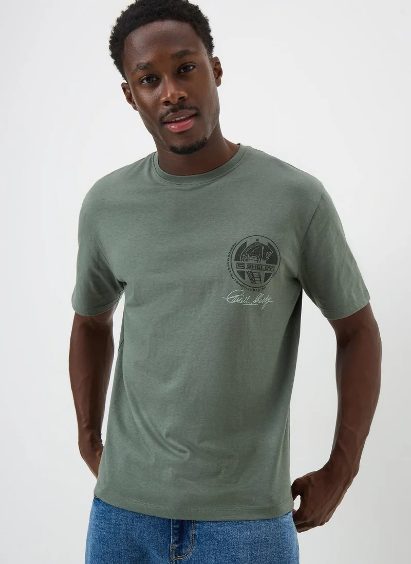 Matalan Green Shelby Cobra Printed T-Shirt